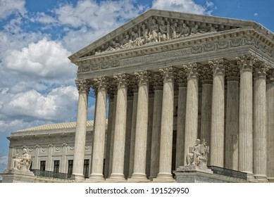 Washington DC Supreme Court Facade Equal Justice Under The Law