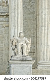 Washington DC Supreme Court Facade Equal Justice Under The Law