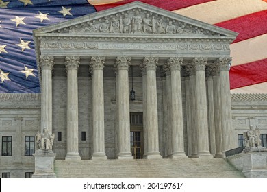 Washington DC Supreme Court Facade Equal Justice Under The Law