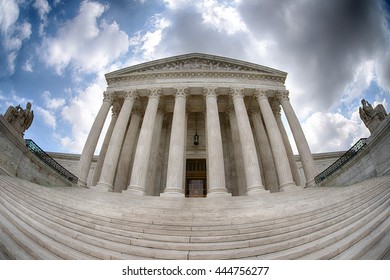 Washington DC Supreme Court Facade Equal Justice Under The Law