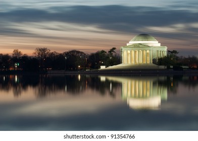 Washington D.C. Thomas Jefferson Monument At Sunrise