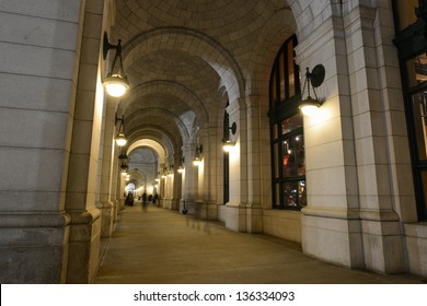 Washington DC, Union Station At Night