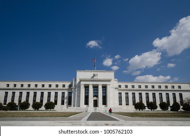 Washington, D.C. / United States - March 29 2013: Federal Reserve Board Of Governors Eccles Building