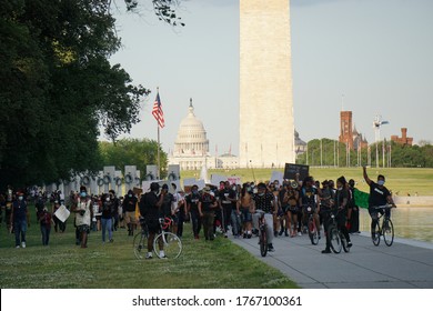 Washington, DC / United States - May 30, 2020: Black Lives Matter Protest In Washington DC