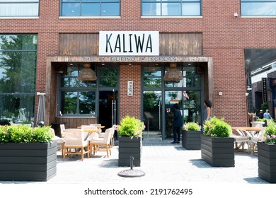 Washington, DC US - June 17, 2022: Kaliwa Restaurant Featuring Cuisine From Thailand Korea And The Philippines