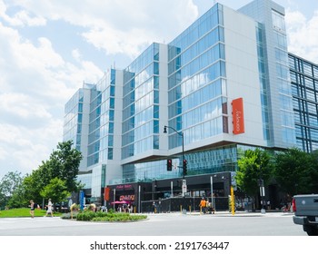 Washington, DC US - June 17, 2022: Canopy District Wharf Residential Building In Southwest Neighborhood