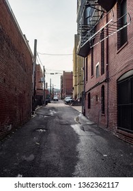 Washington DC, USA, 2 March 2019. Small Backstreet In Adams Morgan