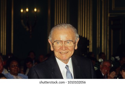 Washington DC., USA, 20th May, 1987
William Joseph Brennan Jr. Associate Justice Of The United States Supreme Court Is The Featured Speaker At The National Press Club Luncheon.
