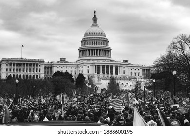 Washington, D.C. | U.S.A. | 6 Dec 2021: Trump Initiated Electoral Intimidation Riot in Capitol 