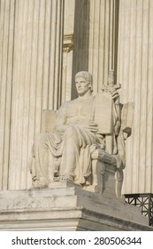 WASHINGTON, DC, USA - APRIL 06, 2015: United States Supreme Court Building Exterior. 