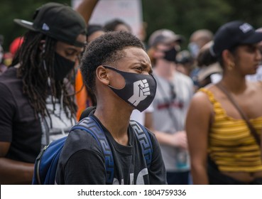 Washington, DC /USA August 28, 2020 The National Action Network Held A Commitment March To Commemorate The Anniversary Of The Civic Right March In 1963.