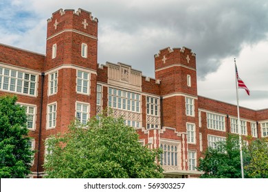 WASHINGTON DC, USA - AUGUST 5, 2016: Founded In 1890, Eastern High School Is A Public High School Located In Washington, D.C. It Educates About 1100 Students In Grades 9 Through 12.