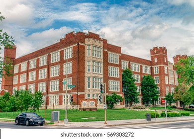 WASHINGTON DC, USA - AUGUST 5, 2016: Founded In 1890, Eastern High School Is A Public High School Located In Washington, D.C. It Educates About 1100 Students In Grades 9 Through 12.