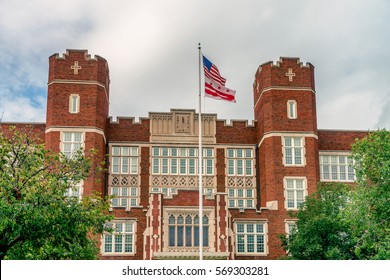 WASHINGTON DC, USA - AUGUST 5, 2016: Founded In 1890, Eastern High School Is A Public High School Located In Washington, D.C. It Educates About 1100 Students In Grades 9 Through 12.