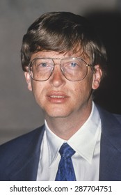 WASHINGTON, DC, USA - Bill Gates, President, Microsoft, at FOSE 1993 Convention.