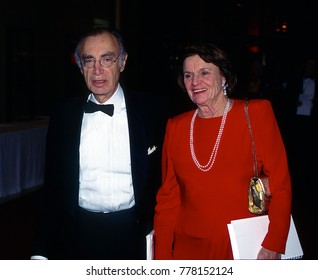 Washington, DC. USA, December,  1995
John Hechinger And His Wife June Ross, Arrive At The Kennedy Center Honors. 
