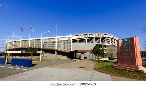 Washington DC, USA - Feb 26th, 2017.Robert F. Kennedy Memorial Stadium  In Washington, D.C, Commonly Known As RFK Stadium