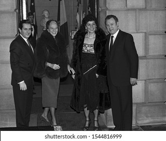 Washington DC, USA, February 18, 1984
Guests Leaving The Princess Grace Foundation Gala That Was Hosted By President Ronald Reagan
