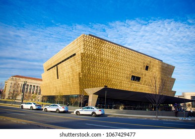 Washington D.C. / USA - February 2018: National Museum Of African American History And Culture