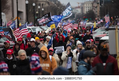 Washington, D.C. | U.S.A. - Jan 6th, 2021: Trump Initiated Riots In At The Capitol