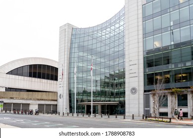 Washington, DC, USA- January 13, 2020: SEC Headquarters Building In Washington DC. The U.S. Securities And Exchange Commission Is An Agency Of The Us Federal Government.