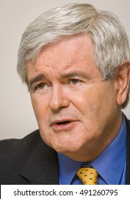 WASHINGTON, DC, USA - JANUARY 27, 2005: Newt Gingrich, Former Speaker Of The U. S. House Of Representatives.