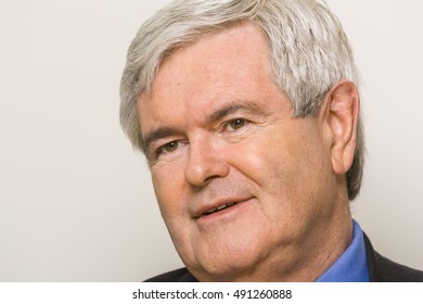 WASHINGTON, DC, USA - JANUARY 27, 2005: Newt Gingrich, Former Speaker Of The U. S. House Of Representatives.