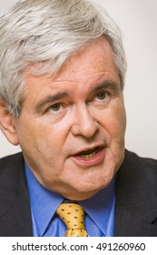 WASHINGTON, DC, USA - JANUARY 27, 2005: Newt Gingrich, Former Speaker Of The U. S. House Of Representatives.