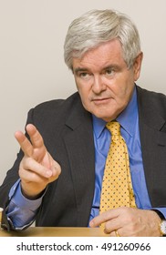 WASHINGTON, DC, USA - JANUARY 27, 2005: Newt Gingrich, Former Speaker Of The U. S. House Of Representatives.