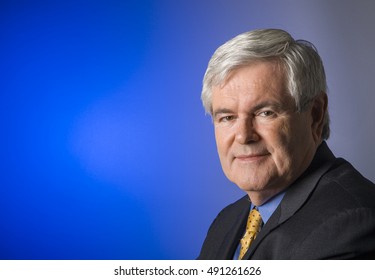 WASHINGTON, DC, USA - JANUARY 27, 2005: Newt Gingrich, Former Speaker Of The U. S. House Of Representatives.