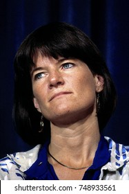 Washington DC. USA, July, 1986
Dr. Sally RIde At The Rogers Commission On The Space Shuttle Accident. 
