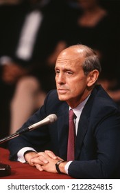 WASHINGTON, DC, USA, JULY12, 1994: U. S. Supreme Court Judge Stephen Breyer During Senate Juducuary Committee Confirmation Hearing.