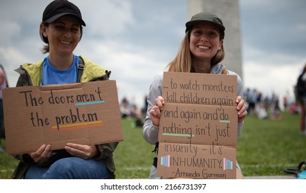 Washington, D.C. | U.S.A. - Jun 11th, 2022: March For Our Lives: National Protest Against Gun Violence, For Gun Control