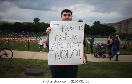 Washington, D.C. | U.S.A. - Jun 11th, 2022: March For Our Lives: National Protest Against Gun Violence, For Gun Control