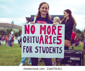 Washington, D.C. | U.S.A. - Jun 11th, 2022: March For Our Lives: National Protest Against Gun Violence, For Gun Control