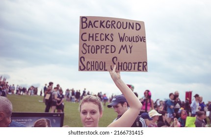 Washington, D.C. | U.S.A. - Jun 11th, 2022: March For Our Lives: National Protest Against Gun Violence, For Gun Control