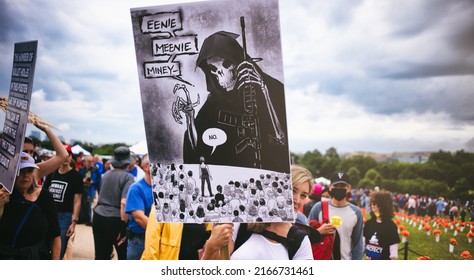 Washington, D.C. | U.S.A. - Jun 11th, 2022: March For Our Lives: National Protest Against Gun Violence, For Gun Control