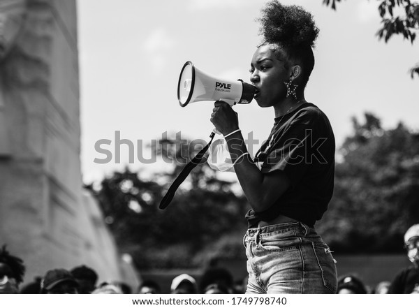 Washington D.C. / U.S.A. - Jun 4, 2020:\
George Floyd Protests, Black Lives Matter DC.\
