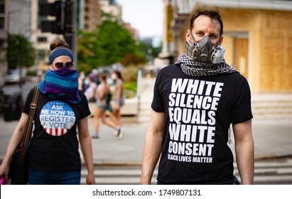 Washington D.C. / U.S.A. - Jun 4th 2020: Black Lives Matter Protests, Washington D.C., By The MLK Memorial