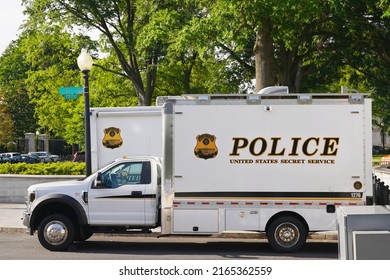 WASHINGTON, D.C., USA - JUNE 03, 2022: United States Secret Service. Police Vehicle Of The Uniformed Division In Washington, D.C., USA.