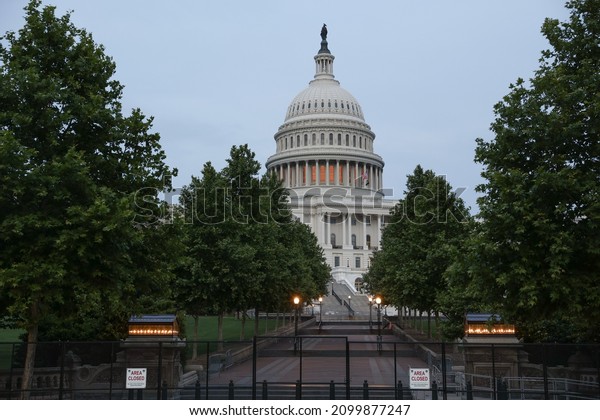 Washington, DC, USA - June 13, 2021: US\
Congress building. US Capitol building on Capitol Hill where United\
States Congress  adopts laws for the White House. US Senate and US\
House of\
Representatives