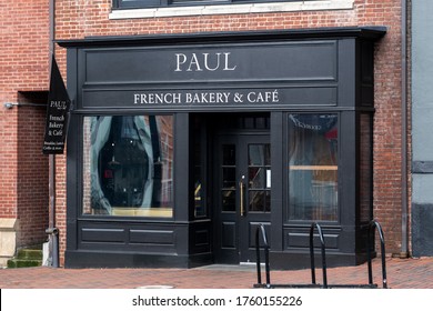 Washington, DC / USA - June 20 2020: PAUL French Bakery & Café Store Front In Georgetown.