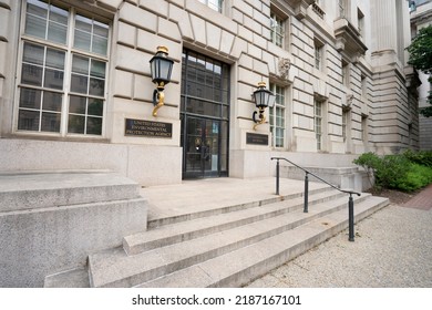 Washington, DC, USA - June 21, 2022: Exterior View Of The U.S. Environmental Protection Agency (EPA) Headquarters At Federal Triangle In Washington, DC.