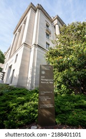 Washington, DC, USA - June 21, 2022: The Robert F. Kennedy Building, The Headquarters Of The U.S. Department Of Justice (DOJ) In Washington, DC.