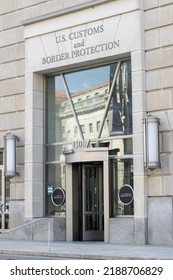 Washington, DC, USA - June 24, 2022: Headquarters Of The U.S. Customs And Border Protection (CBP), The Largest Federal Law Enforcement Agency Of The Department Of Homeland Security, In Washington, DC.