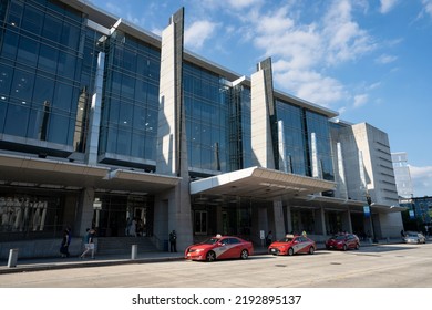 Washington, DC, USA - June 24, 2022: Front View Of The Walter E. Washington Convention Center In Washington, DC.