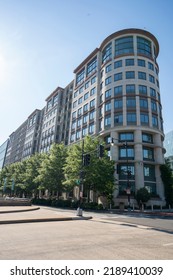 Washington, DC, USA - June 25, 2022: Exterior View Of The IFC Headquarters Building In Washington, DC. The International Finance Corporation (IFC) Is A Member Of The World Bank Group.