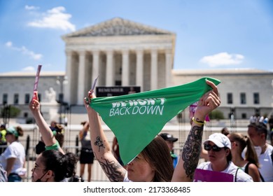 Washington, DC, USA - June 30, 2022: Nonviolent Civil Disobedience Demonstration To Demand Safe And Legal Abortion Access.