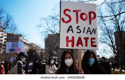 Washington, DC, USA | Mar 21, 2021 | The Asian Community Protests Robert Aaron Long's White Racial Terrorism