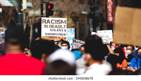 Washington, DC, USA | Mar 21, 2021 | The Asian Community Protests Robert Aaron Long's White Racial Terrorism